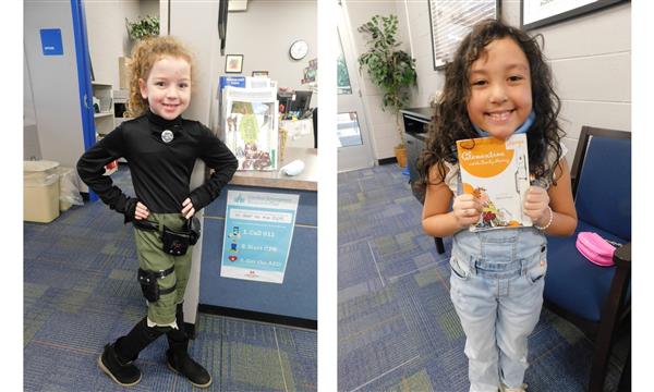 Students dressed as book characters